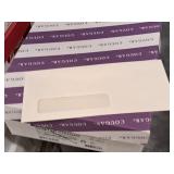 Lot of (2 Boxes) Envelopes | 60# | No. 10 and No. 10 Window| Natural | Smooth 4-1/8"x9-1/2" - Domtar Cougar 500-count ( 1000 total items )