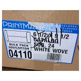 Lot of (1 Box) Catalog Envelopes | White Wove 6-1/2"x9-1/2" - PrintMaster® Peel & Seel 500-count ( 500 total items )