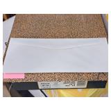 Lot of (2 Boxes) Envelopes | No. 10 |  24# | Antique Gray  | Smooth and Linen| 250ct and 500ct 4-1/8"x9-1/2" - Neenah