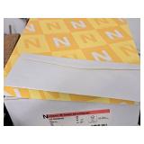 Lot of (2 Boxes) Envelopes | No. 10 |  24# | Antique Gray  | Smooth and Linen| 250ct and 500ct 4-1/8"x9-1/2" - Neenah