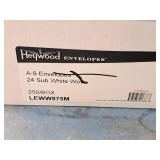 (1 Box of 250) A7 Envelopes 24# White Wove LEWW700M, (1 Box of 500) A9 Envelopes 24# White Wove LEWW875M (400 Total)