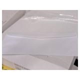 Lot of (2 Boxes) Envelopes - #10  White Wove, #10 Inside Tint 24# White - Leader Paper Products Heywood Envelopes 500-count ( 1000 total items )