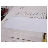 Lot of (2 Boxes) Envelopes - #10  White Wove, #10 Inside Tint 24# White - Leader Paper Products Heywood Envelopes 500-count ( 1000 total items )
