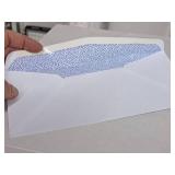 Lot of (2 Boxes) Envelopes - #10  White Wove, #10 Inside Tint 24# White - Leader Paper Products Heywood Envelopes 500-count ( 1000 total items )