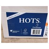 Lot of (10 Reams | 250 Each | 2500 Total) Cover Sheet | 65# | Deep Orange | Grain Long 8-1/2"x11" - Domtar Hots®