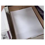 Lot of (2 Partial Boxes) Text Sheet - 12"x18" 70/28# and 12"x18" 100/40#  (~400 sheets each) - Domtar Cougar