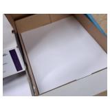Lot of (2 Partial Boxes) Cover Sheet 80# Smooth White Grain Short - 19"x13" (250 sheets), 18"x12" (~200 sheets) - Domtar Cougar