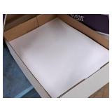 Lot of (2 Partial Boxes) Cover Sheet 80# Smooth White Grain Short - 19"x13" (250 sheets), 18"x12" (~200 sheets) - Domtar Cougar