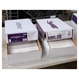 Lot of (2 Partial Boxes) Text Sheet Natural - 24# 12"x18" (~800 sheets) and Cover Sheet 100# 18"x12" (~150 sheets) - Domtar Cougar