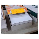 Lot of (~400 sheets) Cover Sheet | 80# | White 12-1/2"x19" - Domtar Lynx