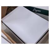 Lot of (~400 sheets) Cover Sheet | 80# | White 12-1/2"x19" - Domtar Lynx