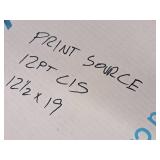 Lot of (~500 sheets) Digital Cover | C1S | 12pt 12-1/2"x19" - WestRock Tango