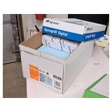 Lot of (5 Reams / 250 Each | 1250 Total) Index Sheet | 110# | Blue 8-1/2"x11" - Springhill®