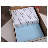 Lot of (5 Reams / 250 Each | 1250 Total) Index Sheet | 110# | Blue 8-1/2"x11" - Springhill®