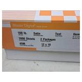 Lot of (1 Box) Text Sheet | 100# | Satin 12"x18" - Billerud Blazer Digital 1000-count ( 1000 total items )