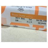 Lot of (1 Ream | 500 sheets) Text Sheet | 100# | Gloss 13"x19" - Billerud Blazer Digital