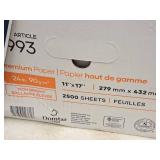 Lot of (~2000 sheets) Text Sheets | 24# | Premium 11"x17" - Domtar Husky
