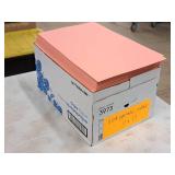Lot of (~2000 sheets) Index Sheets | 110# | Salmon 11"x17"