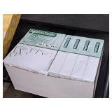 Lot of (9 Reams | 4500 sheets) 2-hole Punch Top Sheets | 20# | White | 92 Bright | Grain Long 8-1/2"x11" - Perfect Cut Sheets