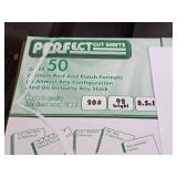 Lot of (9 Reams | 4500 sheets) 2-hole Punch Top Sheets | 20# | White | 92 Bright | Grain Long 8-1/2"x11" - Perfect Cut Sheets