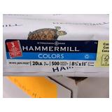 Lot of (7 Reams | 3500 sheets) 3-hole Punched Sheets | 20# | Canary 8-1/2"x11" - International Paper Hammermill®