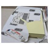 Lot of  NCR Paper 3-Part Straight and 2-Part Reverse Sheets