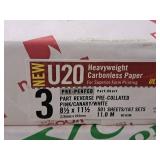 Lot of (3 Reams | 1503 sheets | 501 sets) (2 reams) 3-Part Reverse and (1 ream) 3-Part Reverse Perforated 8-1/2"x11"