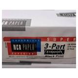 Lot of (3 Reams 1503 sheets | 501 sets) 3-Part Straight Black Print Sheet | Carbonless | Goldenrod/Pink/Canary/White 8-1/2"x11" - NCR Paper