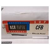 Lot of (4 Reams | 500 Each | 2000 Total) CFB | White 8-1/2"x11" - NCR Paper