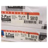 Lot of (4 Reams) 3-Part Reverse (x2) and 3-Part Straight (x2) 8-1/2"x14" - NCR Paper