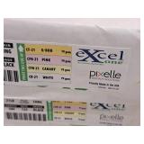 Lot of (3 Reams | 1500 sheets | 375 sets) 4-Part Reverse | 21# |Black Print  | Carbonless |  Grain Long | Goldenrod/Pink/Canary/White 8-1/2"x14" - Excel One Pixalle Specialty Solutions