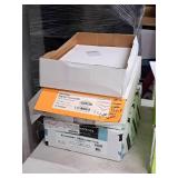 Lot of (3 Partial Boxes) Paper Stock - WestRock Carolina Digital Cover Sheet 188# 14pt C2S 18"x12" , Kromekote Offset/Laser/Toner Cover Sheet C/2S 12pt 18"x12", 10pt C1S