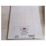 Lot of (22 Boxes) Assorted Labels (Various Styles and Dimensions)