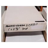 Lot of (22 Boxes) Assorted Labels (Various Styles and Dimensions)