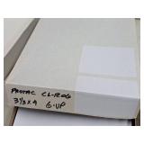 Lot of (22 Boxes) Assorted Labels (Various Styles and Dimensions)