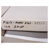 Lot of (22 Boxes) Assorted Labels (Various Styles and Dimensions)