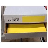 Lot of (22 Boxes) Assorted Labels (Various Styles and Dimensions)