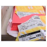 Lot of (16) Neenah Astrobrights Assorted Paper Stock - #65 Rocket Red/Terra Green/Sunburst Yellow/Vulcan Green/Venus Violet/Cosmic Orange/Blast Off Blue 8-1/2"x11"