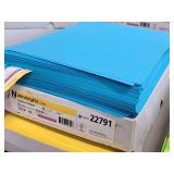 Lot of (16) Neenah Astrobrights Assorted Paper Stock - #65 Rocket Red/Terra Green/Sunburst Yellow/Vulcan Green/Venus Violet/Cosmic Orange/Blast Off Blue 8-1/2"x11"