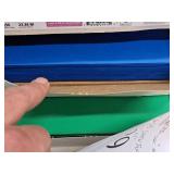 Lot of (16) Neenah Astrobrights Assorted Paper Stock - #65 Rocket Red/Terra Green/Sunburst Yellow/Vulcan Green/Venus Violet/Cosmic Orange/Blast Off Blue 8-1/2"x11"