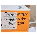 Lot of (4 Stacks) Assorted Door Hanger Print Source