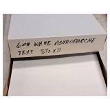 Neenah Astroparche (3) Text Sheet 60# Gray/White/Natural Vellum and (1) Cover Sheet 65# Aged Vellum 8-1/2"x11"