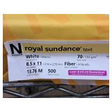 Neenah Royal Sundance Text Sheets - 70# White Fiber Text & Cover Sheets - 50# Natural Fiber Cover, 80C# White Fiber Cover, 80# Birch Fiber Cover, #80 Gray Fiber Cover, 80# Kraft Fiber Cover 8-1/2"x11"
