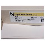 Neenah Royal Sundance Text Sheets - 70# White Fiber Text & Cover Sheets - 50# Natural Fiber Cover, 80C# White Fiber Cover, 80# Birch Fiber Cover, #80 Gray Fiber Cover, 80# Kraft Fiber Cover 8-1/2"x11"