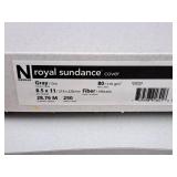 Neenah Royal Sundance Text Sheets - 70# White Fiber Text & Cover Sheets - 50# Natural Fiber Cover, 80C# White Fiber Cover, 80# Birch Fiber Cover, #80 Gray Fiber Cover, 80# Kraft Fiber Cover 8-1/2"x11"
