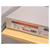 Lot of (11) Neenah Exact Index Sheets and Vellum Bristol Cover Sheets 8-1/2"x11"