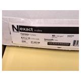 Lot of (11) Neenah Exact Index Sheets and Vellum Bristol Cover Sheets 8-1/2"x11"