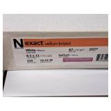 Lot of (11) Neenah Exact Index Sheets and Vellum Bristol Cover Sheets 8-1/2"x11"