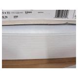 Lot of (8) Assorted Paper Stock 8-1/2"x11"