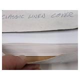 Lot of (8) Assorted Paper Stock 8-1/2"x11"